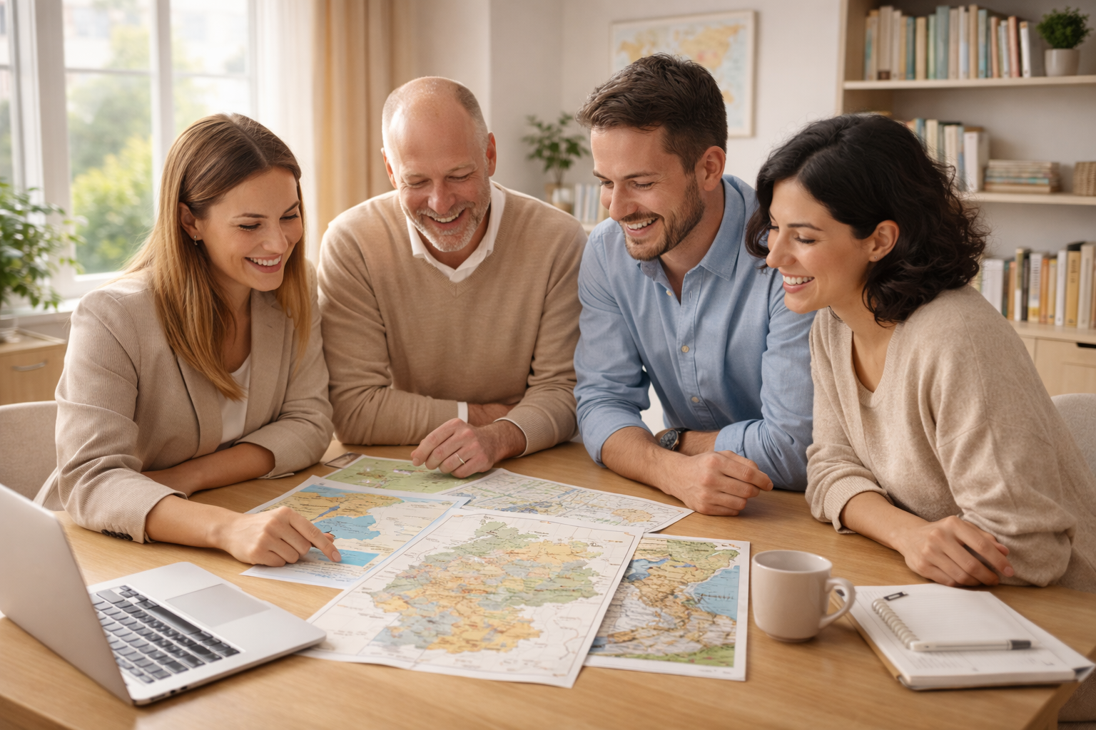 Das Entdecke Deutschland Team bei der Reiseplanung in Berlin