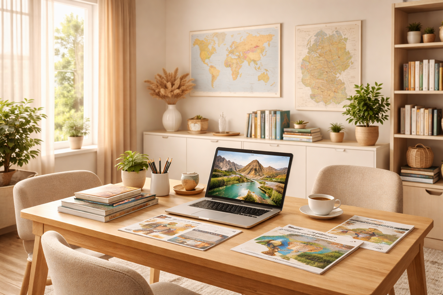 Unser Reiseteam bei der Reiseplanung in Deutschland