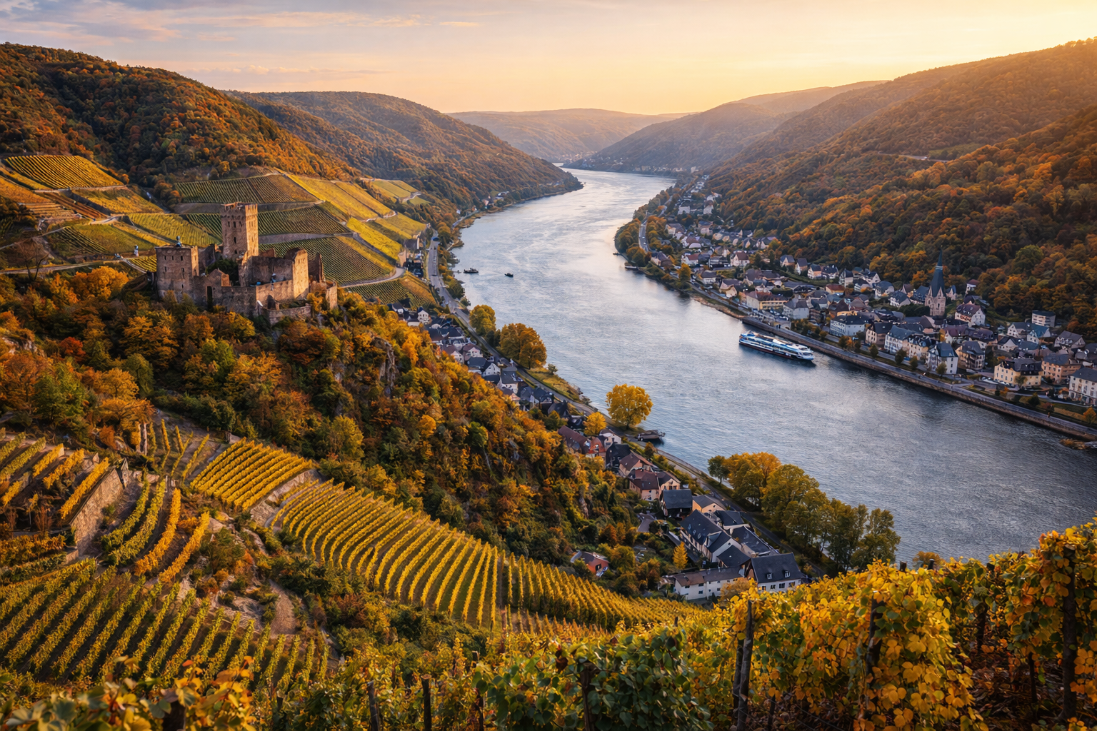 Rheintal – Weinberge und Burgen am Mittelrhein